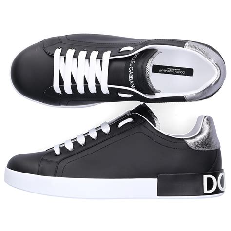 dolce gabbana black trainers|dolce and gabbana trainers men.